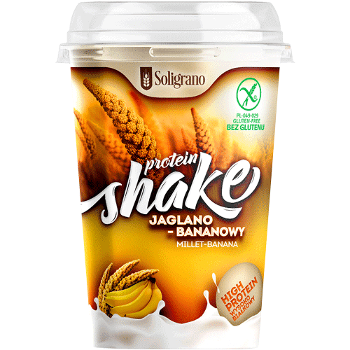 Shake jaglano bananowy proteinowy